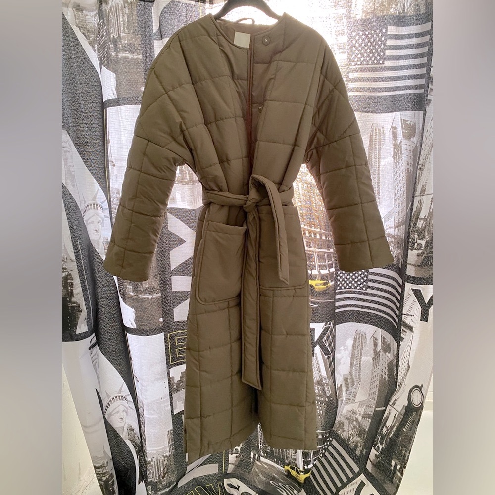 H&M Olive Green Puffer Coat